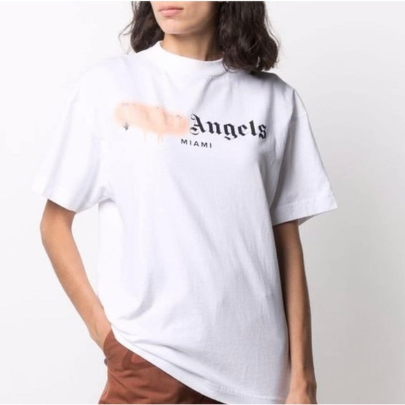 Women’s palm angels shirt, size L. Authentic with proof of purchase. - Picture 2 of 2